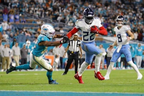 Tennessee Titans running back Derrick Henry (22)