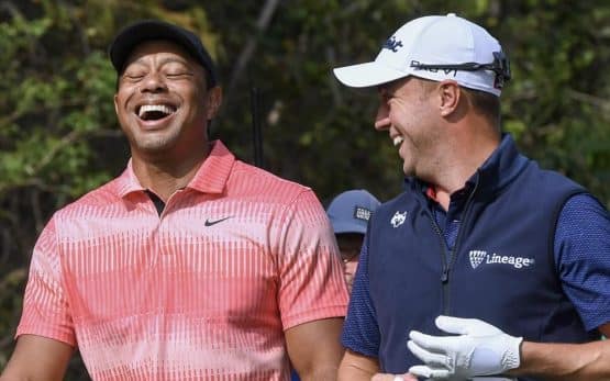 Tiger Woods and Justin Thomas Are Having Fun at Hero World Challenge