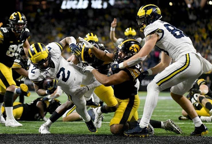 michigan blake corum socres in big ten title game (1)