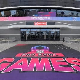 A general overall view of the Pro Bowl Games logo