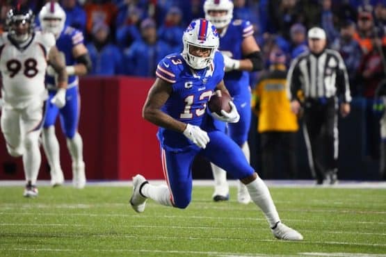 Buffalo Bills wide receiver Gabe Davis (13)