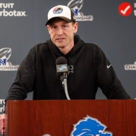 Detroit Lions offensive coordinator Ben Johnson