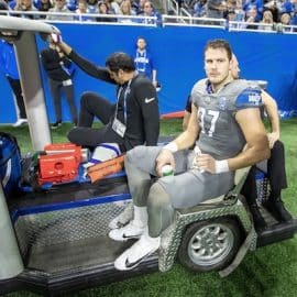 Detroit Lions tight end Sam LaPorta (87)