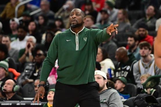 Milwaukee Bucks head coach Adrian Griffin
