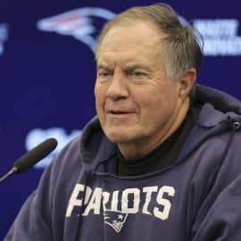New England Patriots head coach Bill Belichick