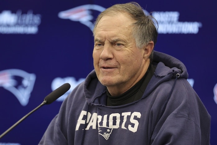New England Patriots head coach Bill Belichick