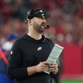 Philadelphia Eagles head coach Nick Sirianni