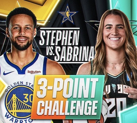 Stephen Curry vs. Sabrina Ionescu