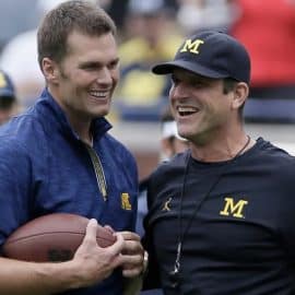 Tom Brady Backs Jim Harbaugh’s Claim That J.J. McCarthy Is The Greatest Michigan QB Ever
