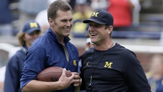 Tom Brady Backs Jim Harbaugh’s Claim That J.J. McCarthy Is The Greatest Michigan QB Ever