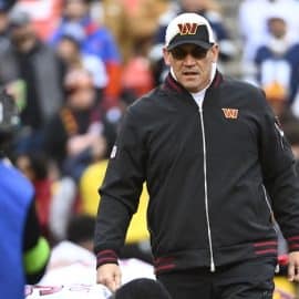 Washington Commanders head coach Ron Rivera