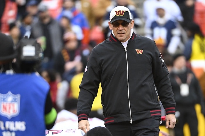 Washington Commanders head coach Ron Rivera