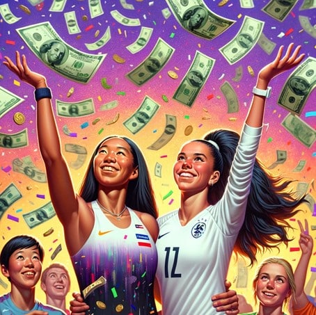 alex morgan naomi osaka money