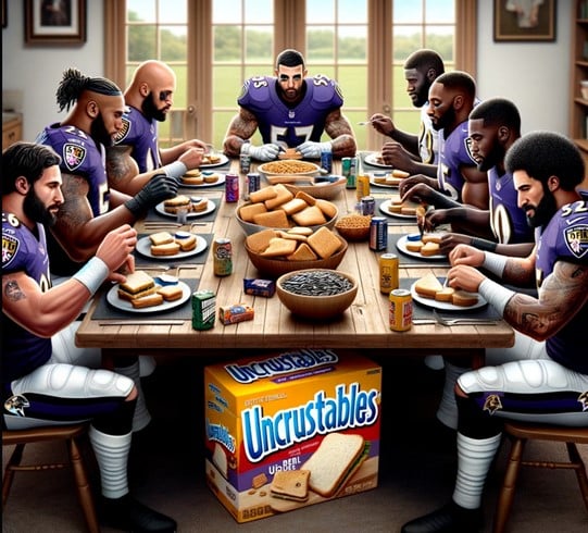 ravens uncrustables