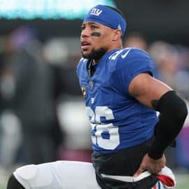 Giants running back Saquon Barkley (26)