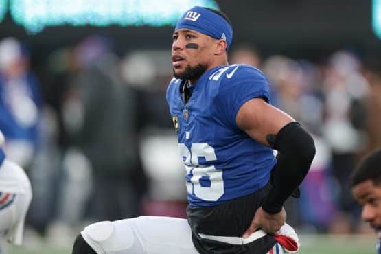 Giants running back Saquon Barkley (26)