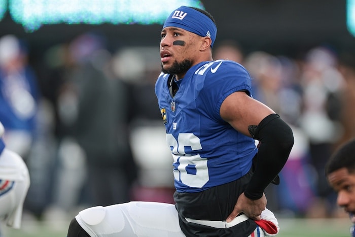 Giants running back Saquon Barkley (26)