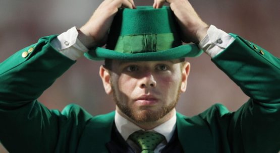 notre dame mascot sad