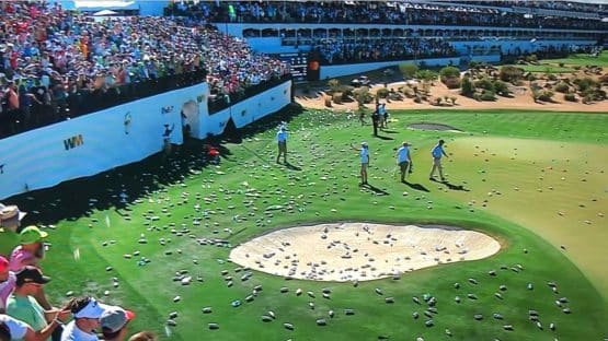 phoenix open hole 16 trash