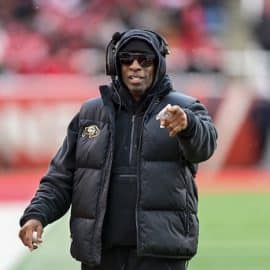 Colorado Buffaloes head coach Deion Sanders