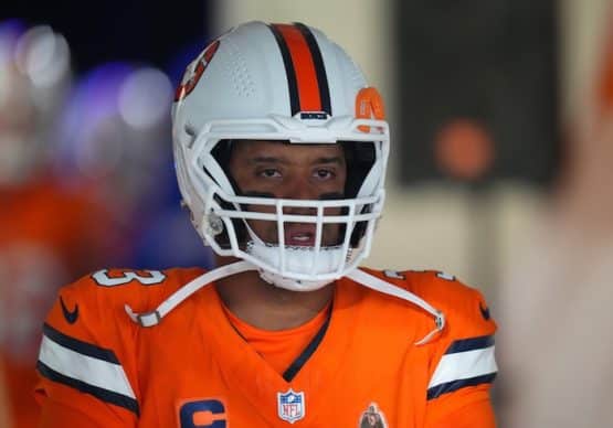 Denver Broncos quarterback Russell Wilson (3)