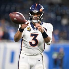Denver Broncos quarterback Russell Wilson (3)