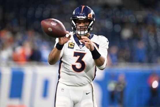 Denver Broncos quarterback Russell Wilson (3)