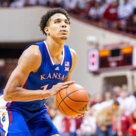 Kansas Jayhawks guard Kevin McCullar Jr. (15)