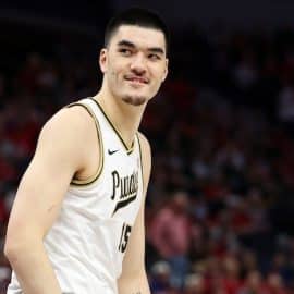 Purdue Boilermakers center Zach Edey (15)