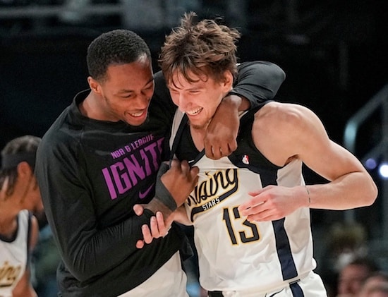 Team Detlef forward Matas Buzelis (13) of the G League