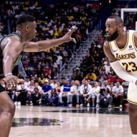 Los Angeles Lakers forward LeBron James (23)