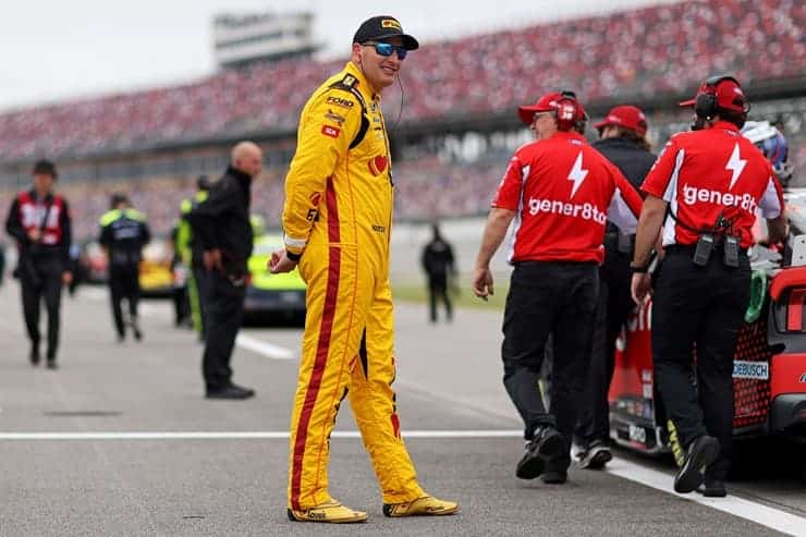 michael mcdowell wins pole at talladega spring (1)