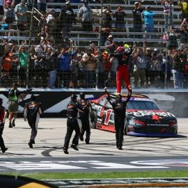sam mayer xfinity team celebrates texas win (1)
