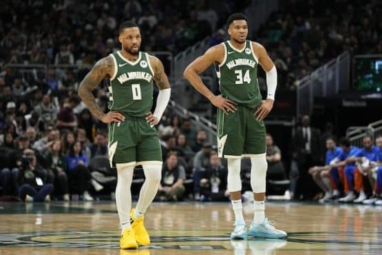 Milwaukee Bucks forward Giannis Antetokounmpo (34)