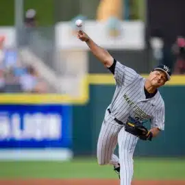 Reds first-round draft pick Chase Burns