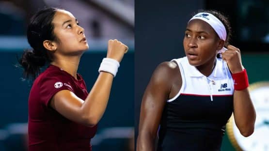 Coco Gauff and Alexandra Eala