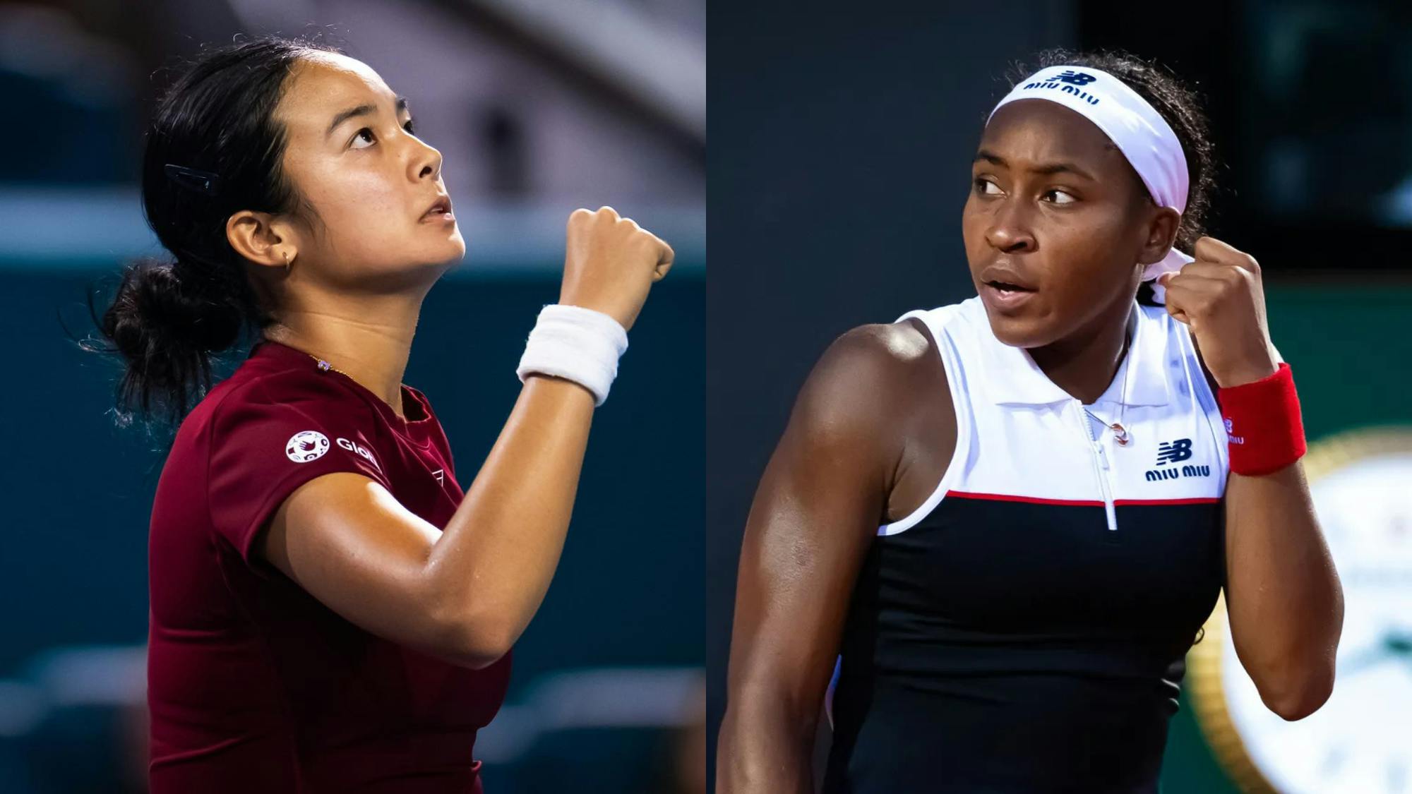 Coco Gauff and Alexandra Eala