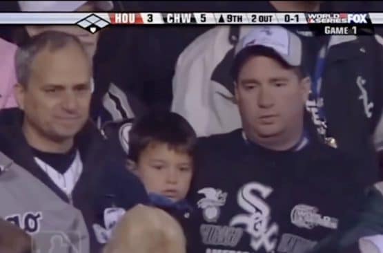 Pope Leo watching the White Sox.