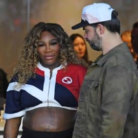 Serena Williams and Alexis Ohanian