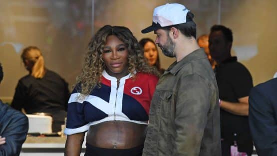 Serena Williams and Alexis Ohanian