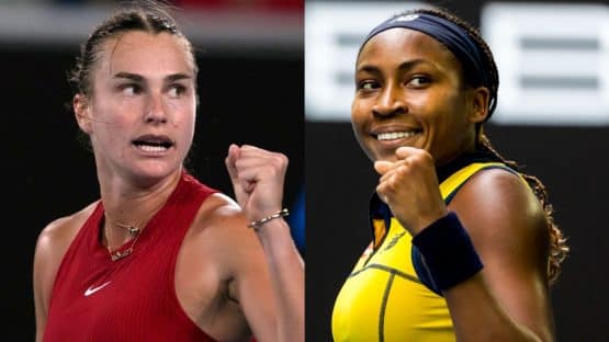 Aryna Sabalenka and Coco Gauff