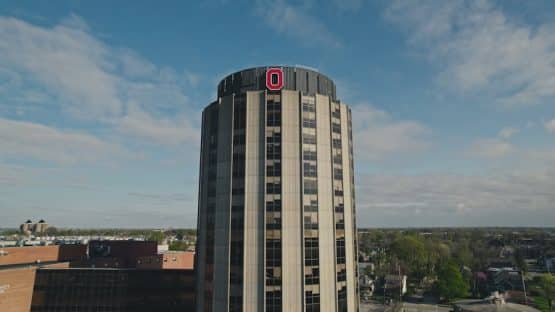 A building at Ohio State.
